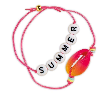 Zestaw do tworzenia biżuterii Koraliki z literkami 6+, Janod