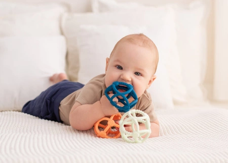 Piłka Gryzak niebieska Giligums