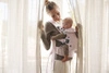 BABYBJORN - nosidełko Harmony, Woven Jasny róż melanż