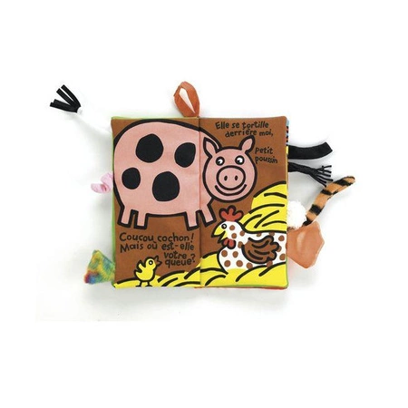 „Coucou Ferme” Książeczka Sensoryczna dla Dzieci Dźwięk Krówki Język Francuski