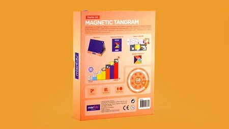 mierEdu Tangram magnetyczny - gra edukacyjna Poznaję kształty ME330A