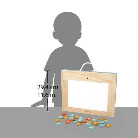 Janod Tablica z magnesami i znikopisem w walizce 4w1 3+