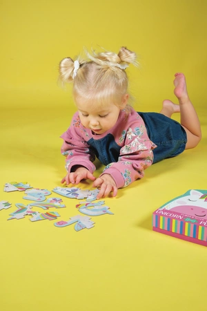 Jednorożec puzzle 12 elementów