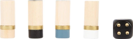 Zestaw drewnianych gier Halma i Malefiz Gold Edition 12223-Small Foot, gry drewniane dla najmłodszych