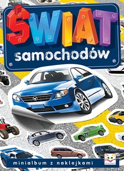 Świat samochodów minialbum z naklejkami