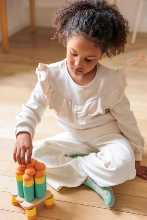 OPPI Kreatywny zestaw konstrukcyjny Stix 60 elementów 2+