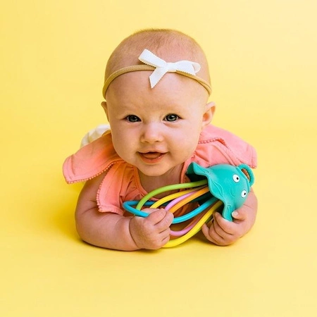 Baby Banana Grzechotka i Gryzak Meduza