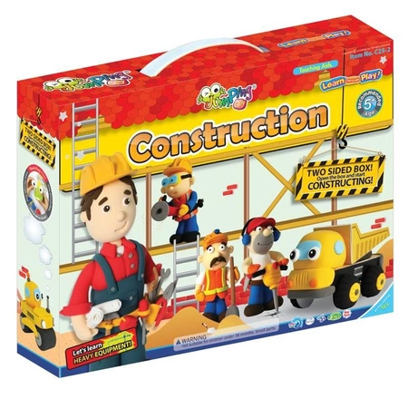 Jumping Clay | Zestaw kreatywny Miasto - Budowa