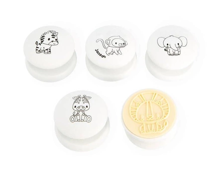 Zestaw kreatywny Stempelki Sawanna 18 m+, Janod