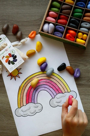 Kredki Crayon Rocks w pudełku 64 sztuki - 32 kolory