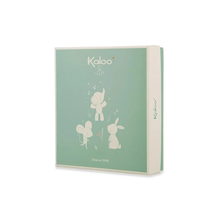 Kaloo Zestaw prezentowy 2 w 1 (komforter + naszyjnik dzwoneczek ciążowy Bola) Petites Chansons