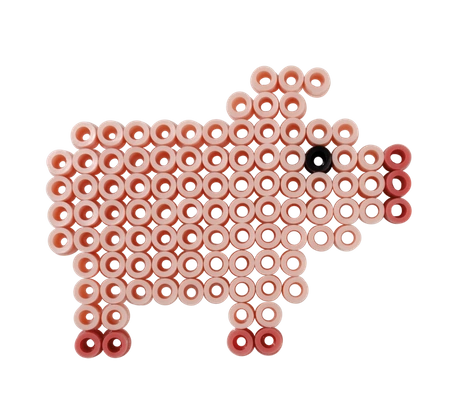 Little Dutch Koraliki do naprasowania Little Farm 125674