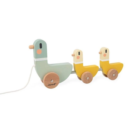 Drewniane kaczki do ciągnięcia Sweet Cocoon 12 m+, Janod