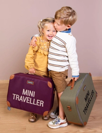 Childhome Walizka dziecięca Mini traveller Aubergine