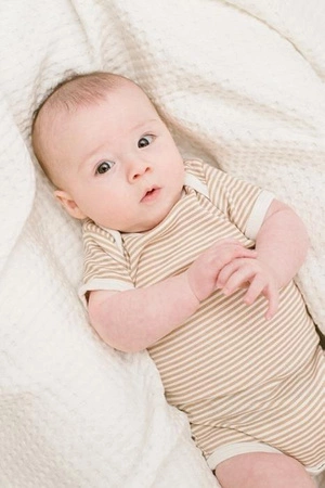 Lulujo Kocyk Wafelkowy Bawełniany Vanilla Cream