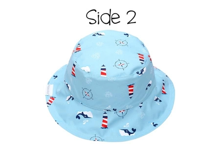 FlapJack Dwustronny Kapelusz Przeciwsłoneczny Morze M