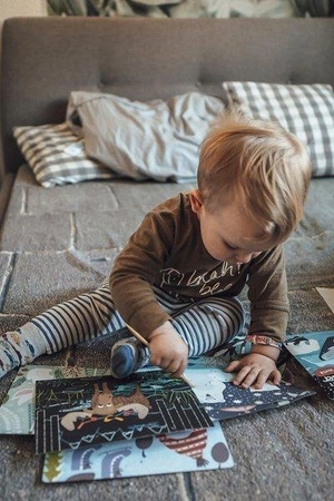 Auzou Wydrapywanka Zaczarowane zwierzątka 5+ 502375