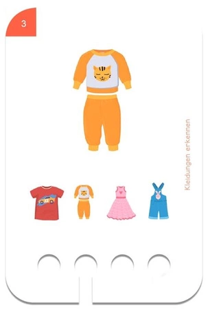 WiemTo Karty Rozpoznawanie Ubrań dla Dzieci 2+