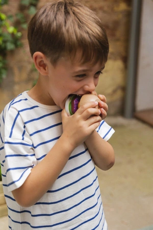 Lekkid, drewniane magnetyczne klocki konstrukcyjne- Jedzenie