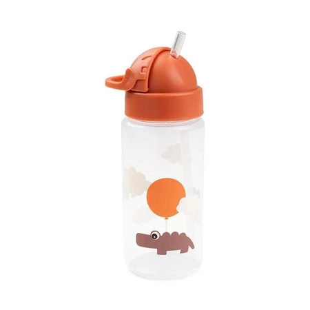 Done by Deer Bidon dla Dziecka Happy Clouds Papaya