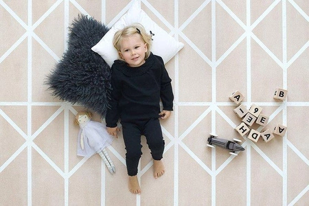 TODDLEKIND Mata do zabawy piankowa podłogowa Prettier Playmat Nordic Clay Beige