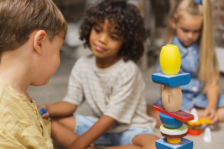 Lekkid, drewniane magnetyczne klocki konstrukcyjne- Jedzenie