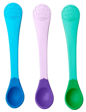Nana's Manners ETAP 1 Zestaw 3 łyżeczek, kolor