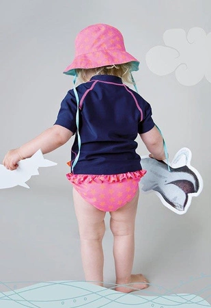 Lassig, Koszulka T-shirt do pływania Navy, UV 50+