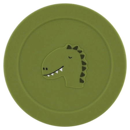 Silikonowy pojemnik na przekąski z pokrywką - Dinozaur