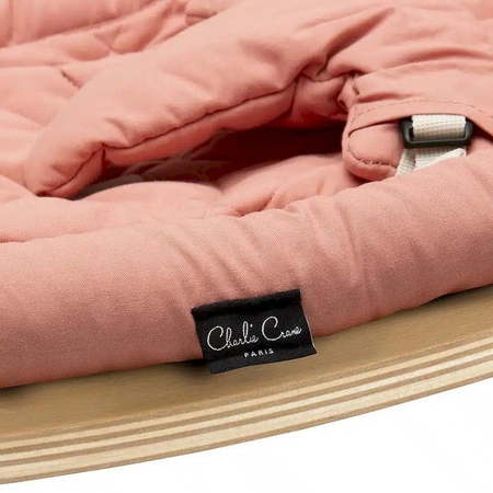 Charlie Crane Leżaczek Levo buk Organic Bois de Rose