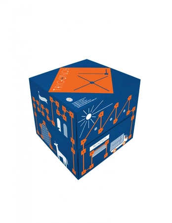 Drewniane klocki konstrukcyjne Mini Trigonos XL - 550 el.