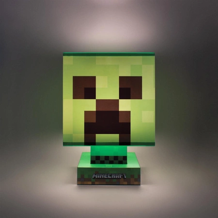 Lampa Minecraft Creeper (wysokość: 26,6 cm)