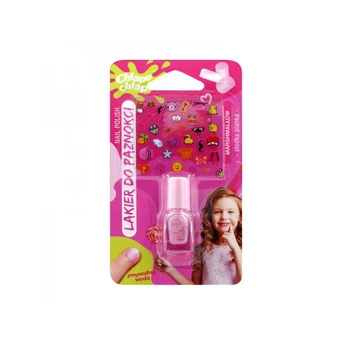 ESTETICA Chlapu Chlap różowy Lakier Do Paznokci Zmywalny Wodą 2ML