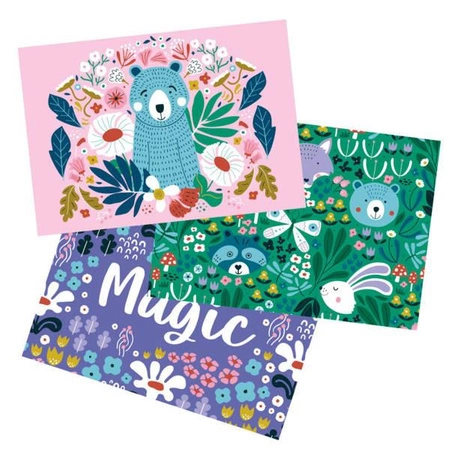 Auzou Kolorowe karty do zdobienia DIY 15627