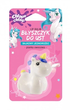 Chlapu Chlap - Błyszczyk do ust JEDNOROŻEC, pianka owocowa