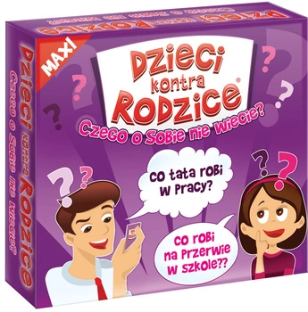 Gra Dzieci kontra Rodzice Czego o sobie nie wiecie? maxi
