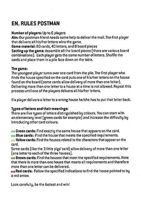 Gra obserwacyjna dla dzieci, Postman - Listonosz | Londji®