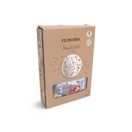 Filibabba Piłka plażowa Alfie Ocean Blossom Confetti