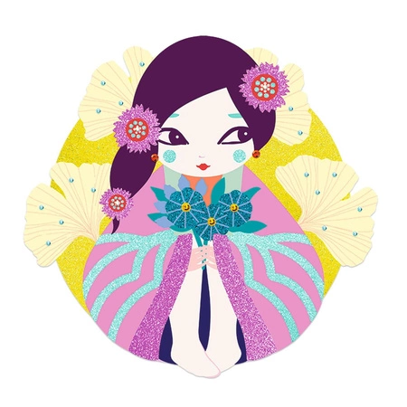 Zestaw art.z cekinami i brokatem ONNANOKO DJ09523