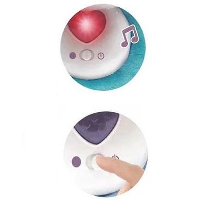 WOOPIE Interaktywny Pluszak Przytulanka dla Niemowląt Światło Dźwięk Osiołek Usypiacz