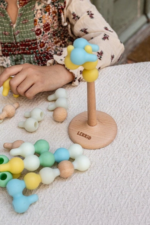 Lekkid, Konstrukcyjne drewniane i świecące klocki - Magiczna lampa