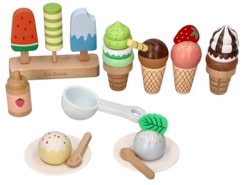 Mała Lodziarnia - zestaw do serwowania lodów