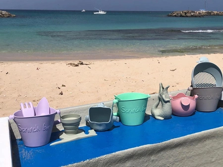 Silikonowe Wiaderko Konewka Scrunch - Szałwiowy