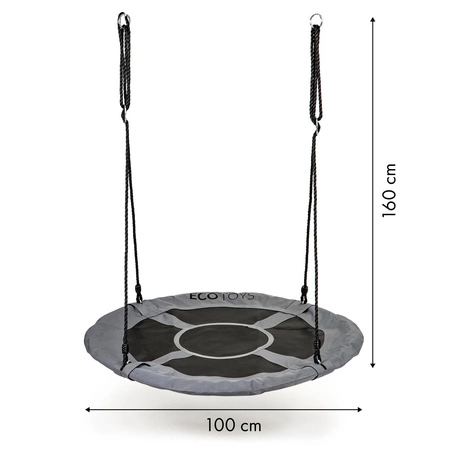 Huśtawka ogrodowa bocianie gniazdo 110 cm 150kg