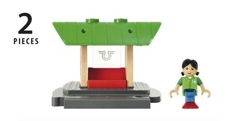 BRIO World Peron Kolejowy z Nagrywarką