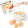 Zabawki drewniane Wiejskie jajka 10591-Small Foot, produkty spożywcze do krojenia