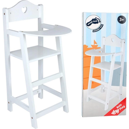 Krzesełko dla lalek do karmienia, Serce, small foot