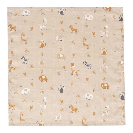 bébé-jou Chusteczki bambusowo-muślinowe 32 x 32cm (3 szt.) Steppe 305320