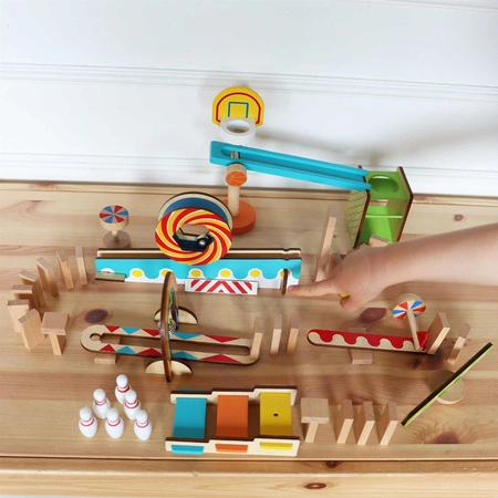 TOOKY TOY Klocki Do Budowania Domino Układanka