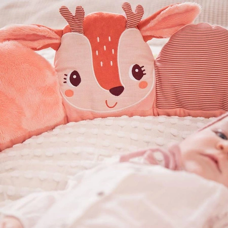 LILLIPUTIENS Aktywizujący ochraniacz do łóżeczka Sarenka Stella 0 m+